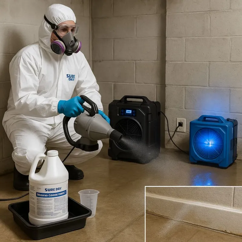 Sanitization and Odor Removal process in Lone Grove, OK