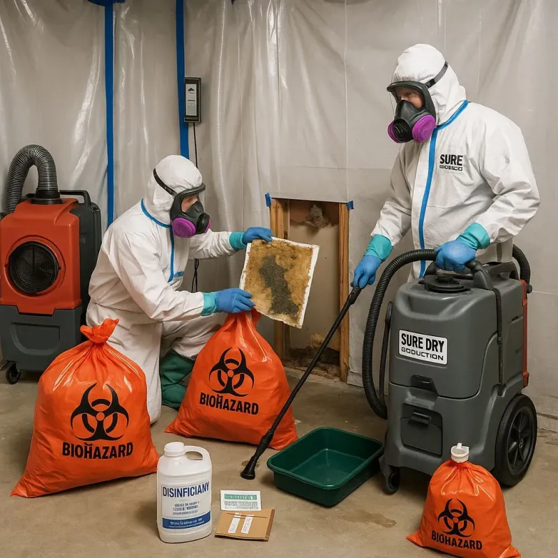 Contaminated Water Handling Protocols process in Lone Grove, OK